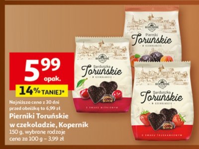 Pierniki Toruńskie w czekoladzie, Kopernik promocja w Auchan
