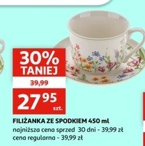 Filiżanka ze spodkiem 450 ml promocja