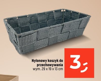 Nylonowy koszyk do przechowywania wym. 29 x 19 x 13 cm promocja w Dealz