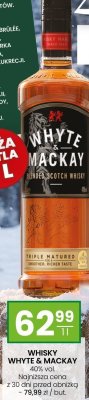 Whisky Whyte & Mackay 1l promocja w Twój Market
