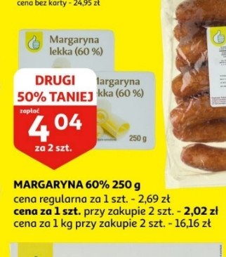 Margaryna lekka Podniesiony kciuk promocja