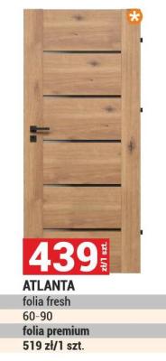 Drzwi ATLANTA folia fresh 60-90 promocja w Merkury Market