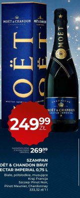 Szampan Moët & Chandon Brut Nectar Impérial 0,75 L promocja w Duży Ben