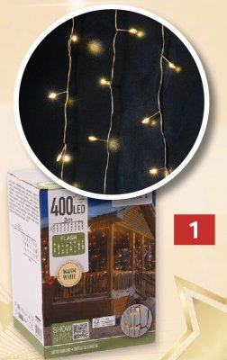 Kurtyna 400 LED promocja w Selgros