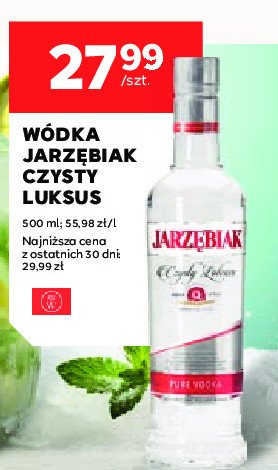 Wódka JARZĘBIAK CZYSTY LUKSUS promocja