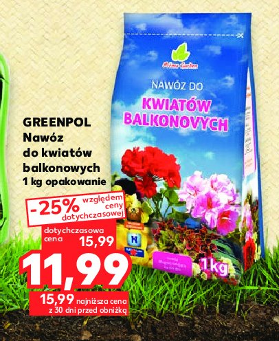 Nawoz do kwiatów balkonowych GREEN POL promocja