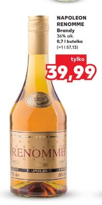 Brandy Napoleon Renomme promocja w Kaufland