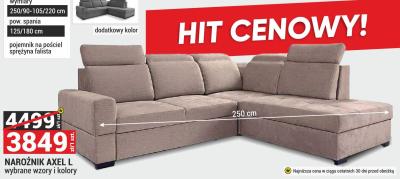 Narożnik AXEL L promocja w Merkury Market