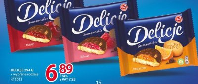 Ciastka Delicje r贸偶ne rodzaje promocja w Selgros