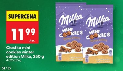 Ciastka mini cookies winter edition  promocja w Biedronka