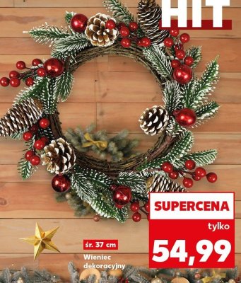 Wieniec dekoracyjny śr. 37 cm promocja w Kaufland