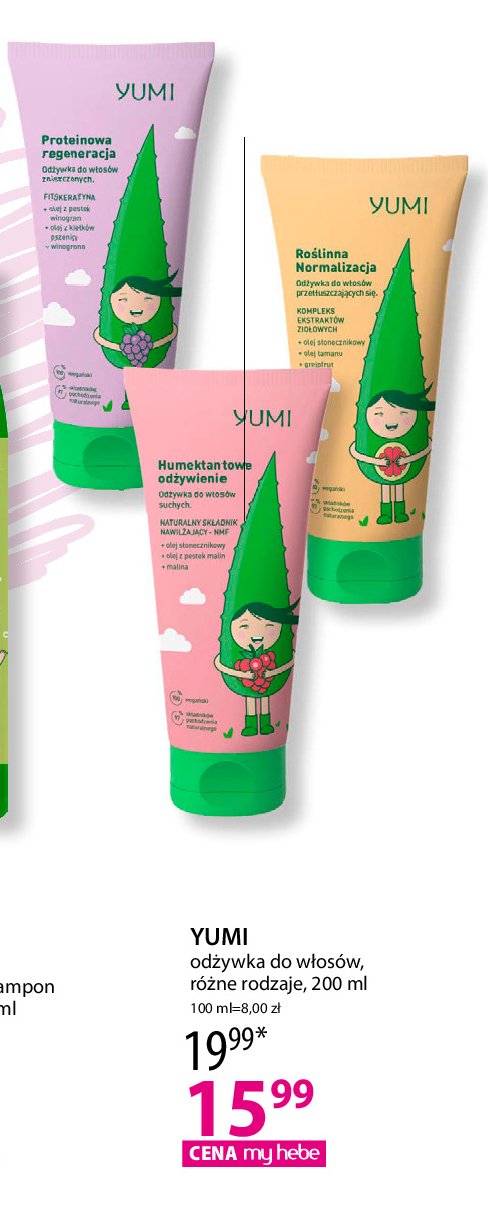 Odżywka humektantowa Yumi cosmetics promocja