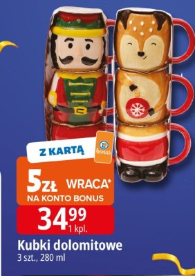 Kubki dolomitowe promocja w Leclerc