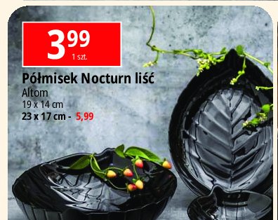 Półmisek nocturn liść Altom promocja