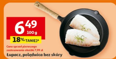 Łupacz, polędwica bez skóry promocja w Auchan