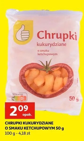 Chrupki kukurydziane Podniesiony kciuk promocja w Twój Market