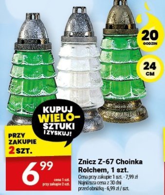 Znicz Z-67 Choinka Rolchem promocja w Twój Market