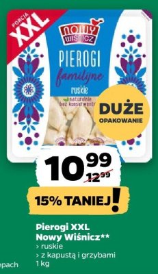 Pierogi XXL ruskie  promocja w Netto