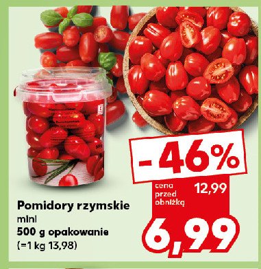 Pomidory rzymskie promocja