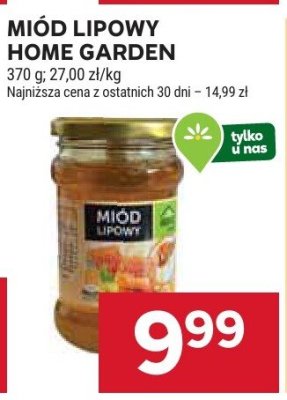 Miód lipowy Home Garden promocja w Stokrotka