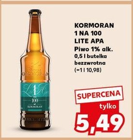 Piwo Kormoran 1 na 100 lite apa promocja