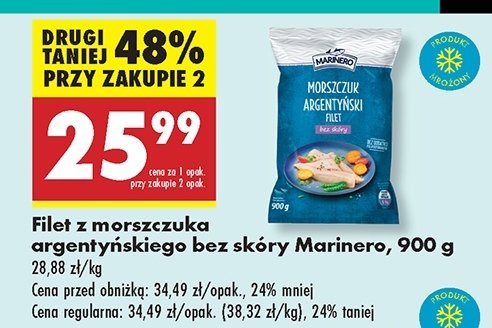 Morszczuk argentyński filet bez skóry Marinero promocja