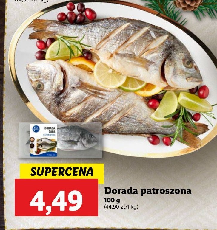 Dorada patroszona promocja