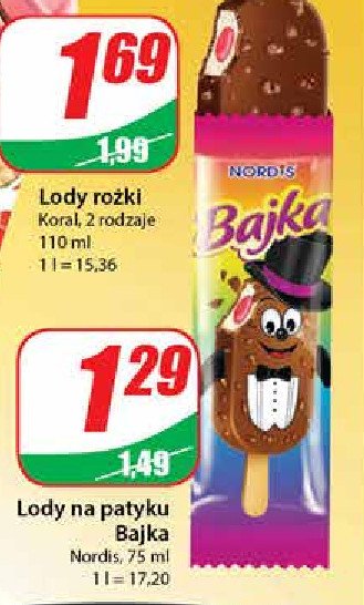 Lody bajka w czekoladzie Nordis promocja