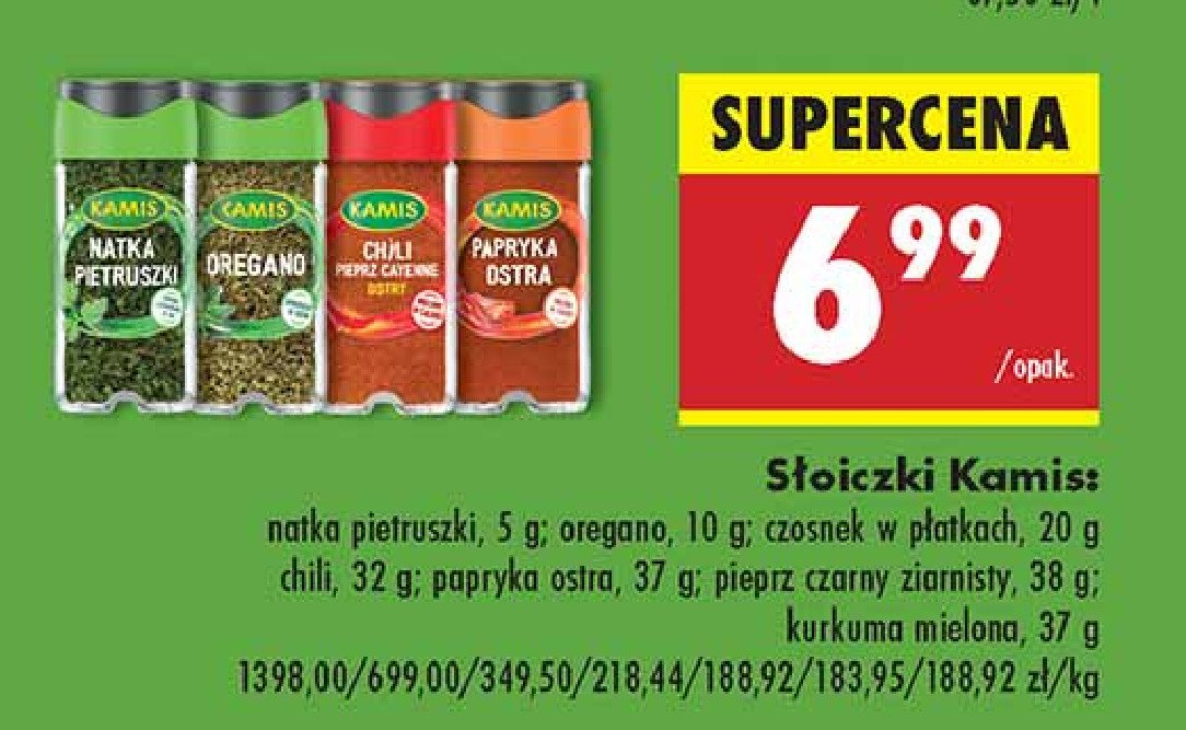 Oregano Kamis promocja