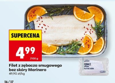 Filet z zębacza smugowego bez skóry  promocja w Biedronka