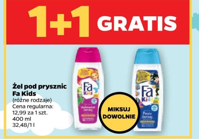 Żel pod prysznic pirate fantasy Fa kids promocja