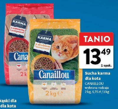 Sucha karma dla kota CANAILLOU wybrane rodzaje promocja w Intermarche