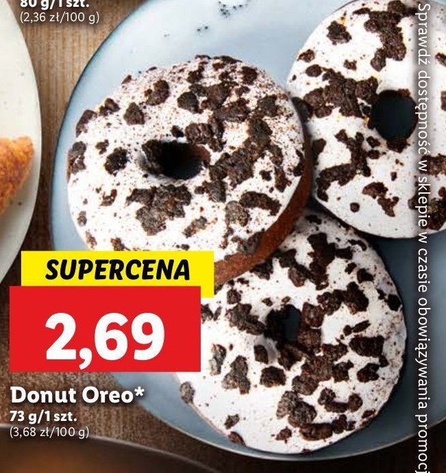 Donut oreo promocja w Lidl