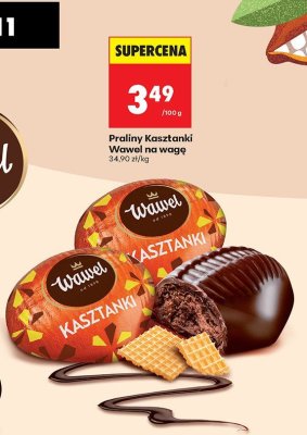 Praliny Kasztanki Wawel na wagę promocja w Biedronka
