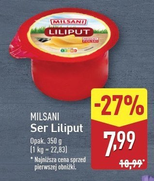 Ser liliput Milsani promocja