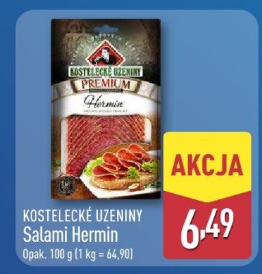 Salami Hermin Premium promocja w Aldi