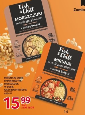 Miruna w sosie paprykowym Fish & Chill promocja w Selgros