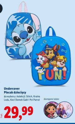 Plecak dziecięcy Stitch promocja w Lidl