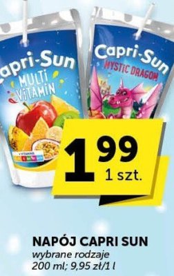 Napój Capri Sun wybrane rodzaje promocja w Groszek