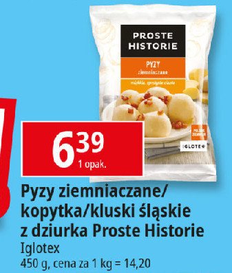 Pyzy ziemniaczane Iglotex proste historie promocja