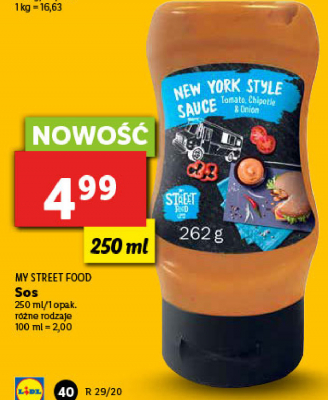 Sos new york style My street food promocja