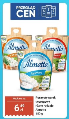 Serek twarogowy Almette promocja w Dino