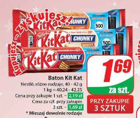 Baton Kitkat chunky caramel promocja