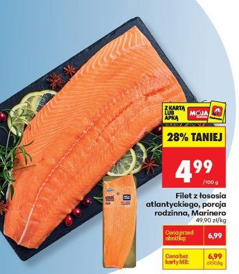 Filet z łososia atlantyckiego, porcja rodzinna promocja w Biedronka