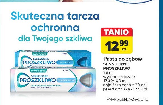 Pasta do zębów Sensodyne pro szkliwo delikatne wybielanie promocja