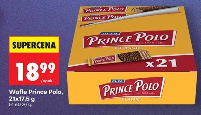 Wafle 21 szt. promocja w Biedronka