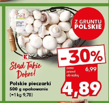 Pieczarki K-classic stąd takie dobre! promocja