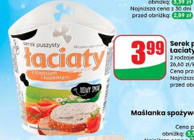 Serek puszysty 2 rodzaje promocja w Dino