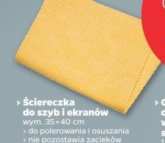 Ściereczka do szyb i ekranów promocja w Netto