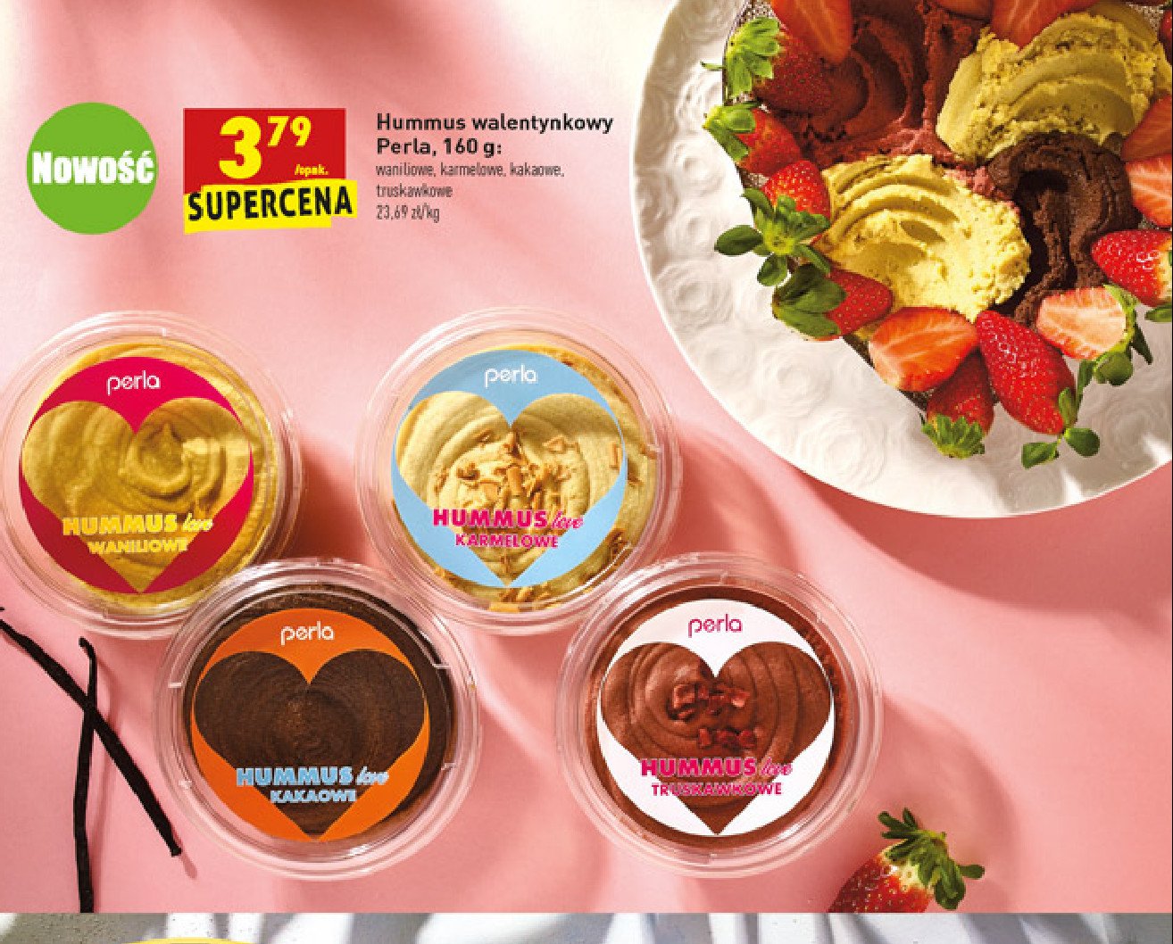 Hummus love waniliowe Perla promocja